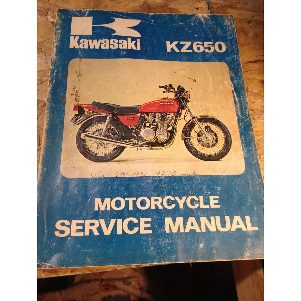 Collecters Kawasaki kz650 Motorcycle Service Maual